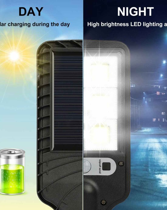 Solar Powered Street Flood Light