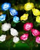 Beautiful Rose Solar Flower Garden Lights