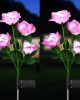 Beautiful Rose Solar Flower Garden Lights