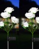 Beautiful Rose Solar Flower Garden Lights
