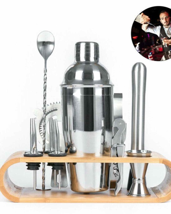 12pc Bartender Cocktail Shaker Set