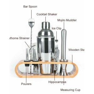 12pc Bartender Cocktail Shaker Set