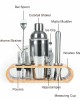 12pc Bartender Cocktail Shaker Set