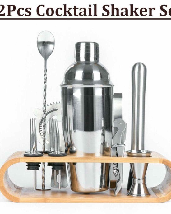12pc Bartender Cocktail Shaker Set