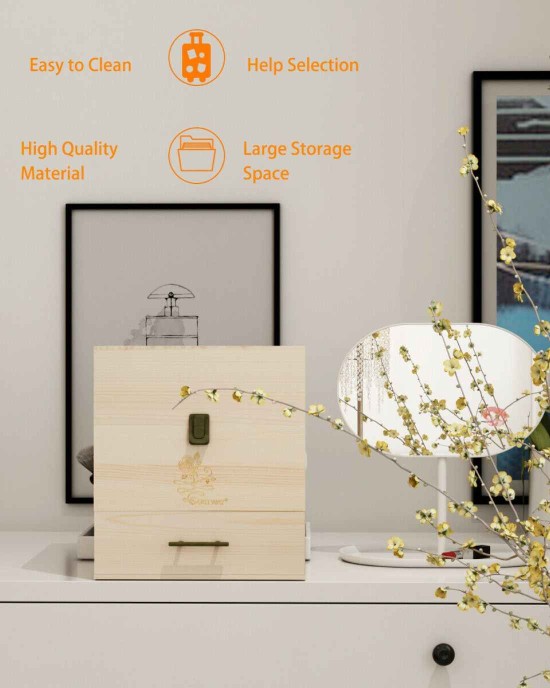 3 Tier Essential Oil Storage Organizer Box