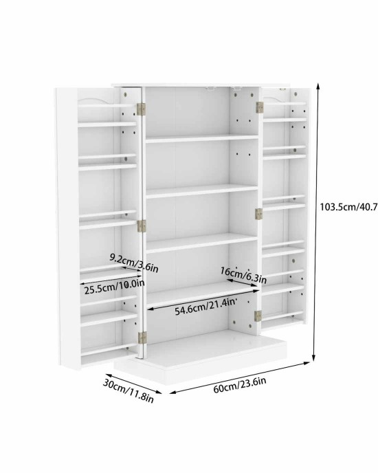 Freestanding Kitchen Pantry Storage Cabinet