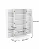 Freestanding Kitchen Pantry Storage Cabinet