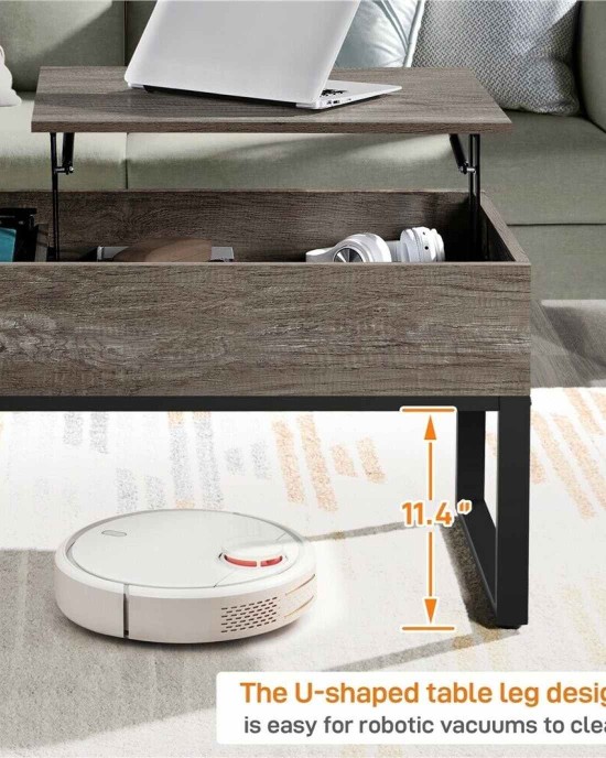 Coffee Table With Lift Top & Storage