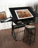 Adjustable Craft & Drawing Table With Storage