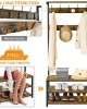 Entryway Coat Rack & Shoe Storage Bench