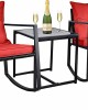 Outdoor Patio Rocking Chair Set