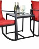 Outdoor Patio Rocking Chair Set