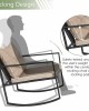 Outdoor Patio Rocking Chair Set
