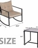 Outdoor Patio Rocking Chair Set