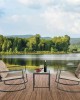 Outdoor Patio Rocking Chair Set