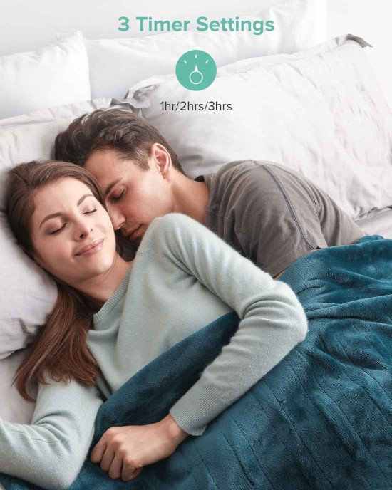 Heated Electric Throw Blanket