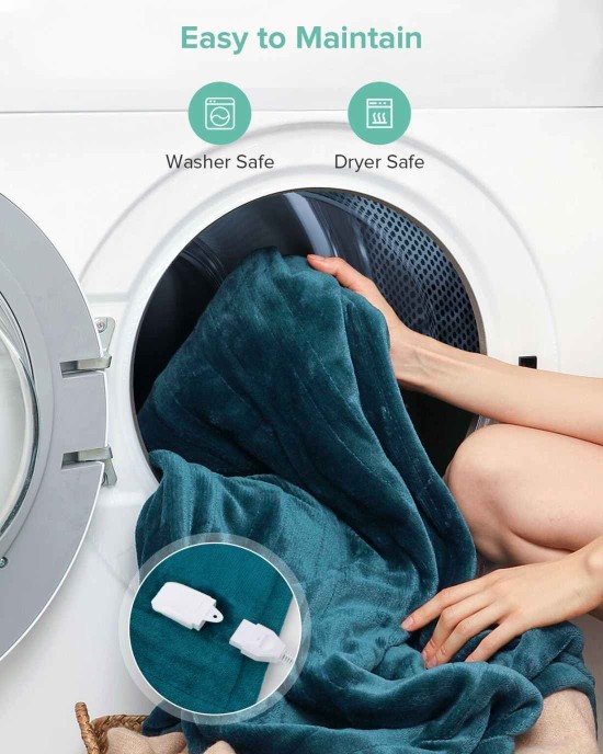 Heated Electric Throw Blanket