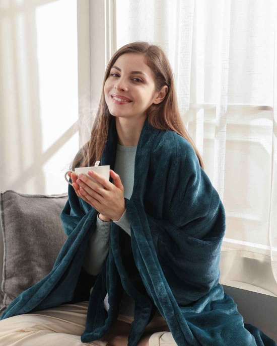 Heated Electric Throw Blanket