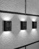 Outdoor Wall Mounted Solar Lights - 2 Pack