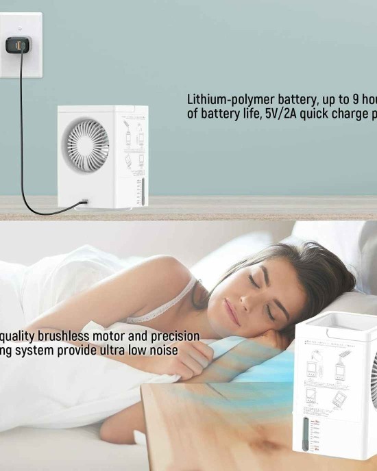 Mini Portable Air Conditioner - Desktop Fan
