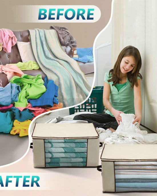 Under Bed Storage Containers - 4 Pack