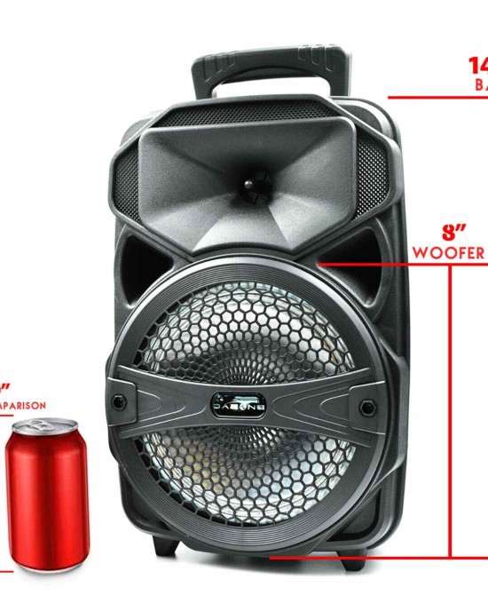 Portable Wireless Bluetooth Speaker with 8