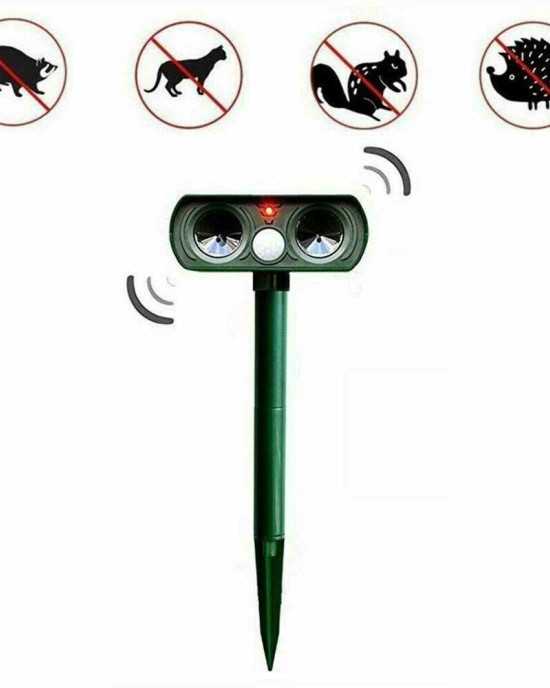 Ultrasonic Pest Repeller - Solar Powered