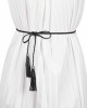 Allegra K Women's Tassel Braided Belts Skinny Woven Waist Belts for Skirt Dress