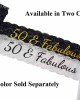 50 & Fabulous Lace Sash - 50th Birthday Sash