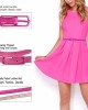 Selighting Womens Faux Leather Skinny Belts for Dresses