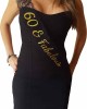 60 & Fabulous Lace Sash - 60th Birthday Sash