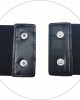 Fashion Women's PU Leather Wide Waist Belt Hollow Out Rivets Stretch Cinch Waistband