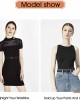 No Show Women Stretch Belt Invisible Elastic Web Strap Belt with Flat Buckle for Jeans Pants Dresses