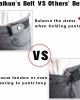 No Buckle Women/Men Stretch Belt, Invisible Elastic Belt for Jeans Pants Dresses