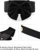 YALEMEI Women Cute Bow Wide Elastic Waist Belt - Adorable Dress Accessory