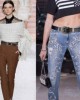 Western-Leather-Belts-Women Vintage Waist-Belts with Hollow Out Flower Buckle