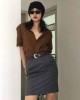 Western-Leather-Belts-Women Vintage Waist-Belts with Hollow Out Flower Buckle