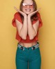 4 Pieces No Buckle Stretch Belt Buckless Belt Invisible Elastic Belt Unisex for Jeans Pants (Color 4)
