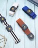 4 Pieces No Buckle Stretch Belt Buckless Belt Invisible Elastic Belt Unisex for Jeans Pants (Color 4)