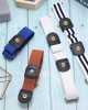 4 Pieces No Buckle Stretch Belt Buckless Belt Invisible Elastic Belt Unisex for Jeans Pants (Color 4)