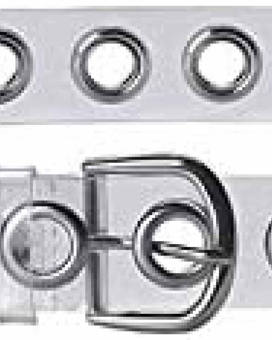 Plastic-Grommet-Belt Clear-Waist-Belt with Pin-Buckle for Women