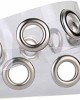Plastic-Grommet-Belt Clear-Waist-Belt with Pin-Buckle for Women