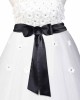 Wedding Ribbon Belt Satin Sash Belt Bridal Dress Sash Simple Classic Bridal Belts