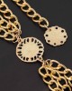 YooAi Multilayer Chain Belt for Women Metal Waist Belt Boho Sunflower Belly Chain