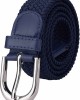 Falari Men Women Multicolored Elastic Stretch Braided Belt Canvas Fabric Woven No Holes Belt