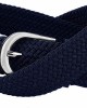 Falari Men Women Multicolored Elastic Stretch Braided Belt Canvas Fabric Woven No Holes Belt