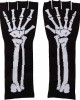 Leg Avenue Women's Skeleton Fingerless Gloves