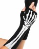 Leg Avenue Women's Skeleton Fingerless Gloves