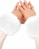 Simplicity Women's Winter Faux Fur Short Wrist Cuff Warmers