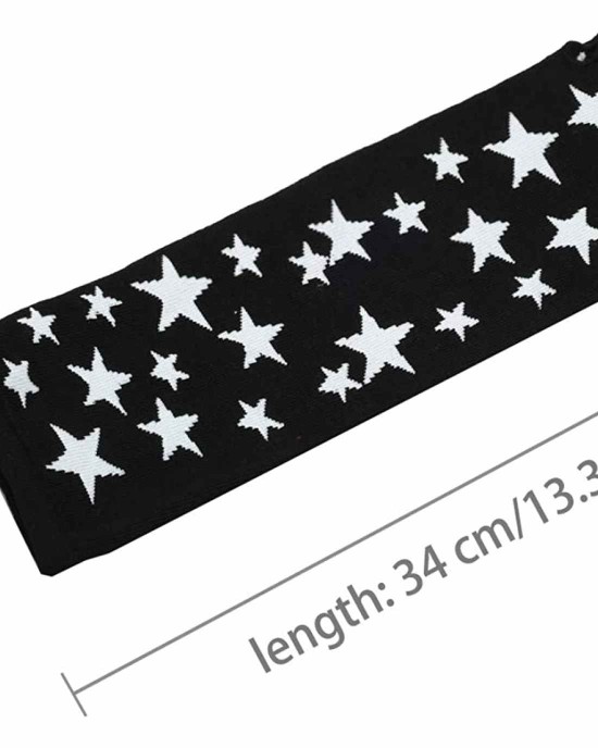 Allegra K Women's Arm Warmers Winter Knitted Elbow Long Cosplay Costume Fingerless Gloves